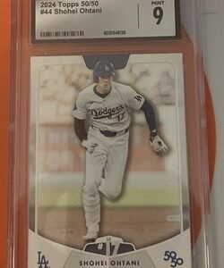 2024 Topps 50/50 Shohei Ohtani #44 Graded - CGC 9 Mint