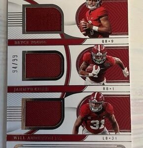 2023  National Treasures Young, Gibbs, Anderson Jr Alabama Trio Materials 94/99