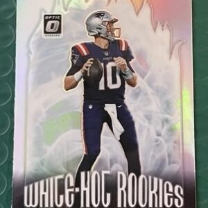2021 Donruss Optic Mac Jones WHITE HOT ROOKIES HOLO SILVER PRIZM RC