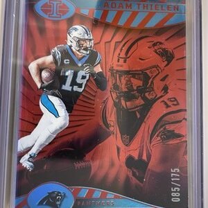 Adam Thielen 2023 Illusions Red Foil  85/175 #14 Carolina Panthers & SF 49ers SP