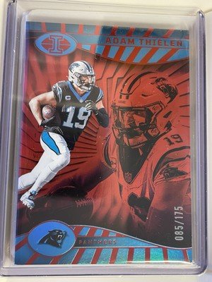 Adam Thielen 2023 Illusions Red Foil 85/175 #14 Carolina Panthers & SF 49ers SP
