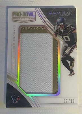 2016 Panini Immaculate DeAndre Hopkins Pro Bowl Swatches 2/10 Player Worn Patch