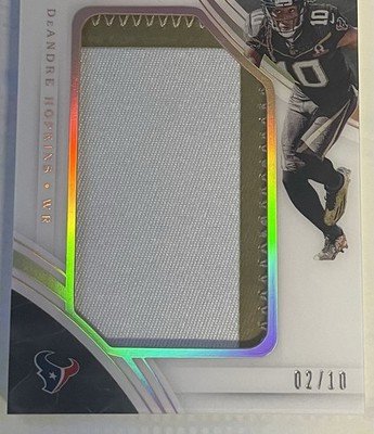 2016 Panini Immaculate DeAndre Hopkins Pro Bowl Swatches 2/10 Player Worn Patch - Image 2