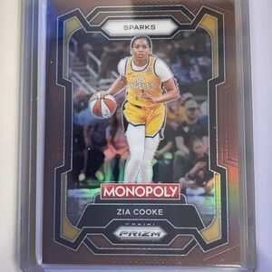 Zia Cooke - 2024 Panini Monopoly Prizm WNBA - Brown #69  058/249 - LA Sparks