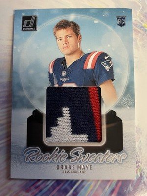 2024 Panini Donruss - Rookie Holiday Sweaters Drake Maye #RHS-DMA (MEM, RC)