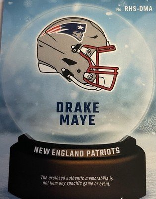 2024 Panini Donruss - Rookie Holiday Sweaters Drake Maye #RHS-DMA (MEM, RC) - Image 4