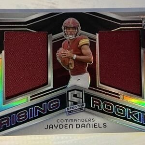 2024 Panini Spectra Jayden Daniels Dual Rookie Patch 22/99