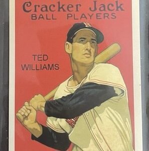 Ted Williams Cracker Jack card 2021 w/Border 2 1/4” X 3”