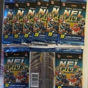 (9) 2020 NFL Five Packs - 9 Cards Per Pack - 81 Cards Total - Herbert Burrow RC?