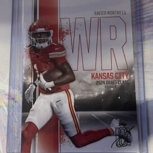 2025 Topps Signature Class 2024 Draft 152 /175  Picks Xavier Worthy