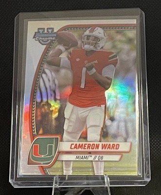 Cameron Ward 2024 Bowman Chrome U Rookie Rc #38 Titans - Image 2