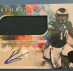 2021 Panini Origins Kenneth Gainwell Rookie Jersey Patch Auto RPA Eagles