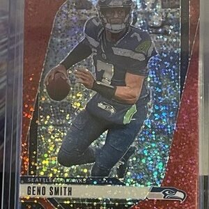 2024 Panini Prizm - Geno Smith #259 Red Sparkle Prizm Seattle Seahawks