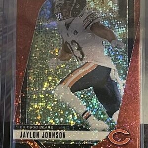 2024 Prizm Football #51 Jaylon Johnson Red Sparkle SSP