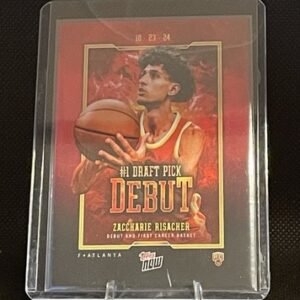2024-25 Topps Now LIVE Zaccharie Risacher RC #1 Draft Pick Debut #2 Hawks
