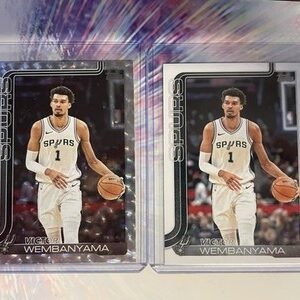 2025-26 Topps Flagship  1 Diamante & 1 Base Victor Wembanyama #195 SP Spurs