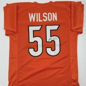 Logan Wilson Autographed Orange Bengals Jersey