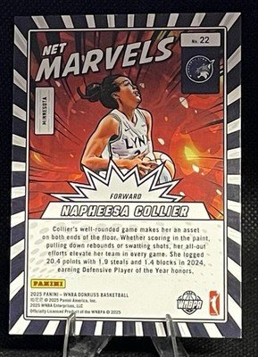 2025 Donruss WNBA Net Marvels Napheesa Collier - Image 2