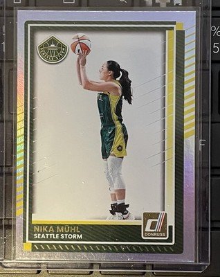 2025 Panini Donruss WNBA Nika Muhl Silver Holo Seattle Storm #81