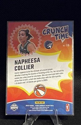 2025 Donruss WNBA #18 NAPHEESA COLLIER Crunch Time - Image 2