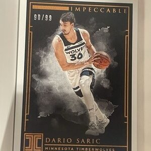 2018-19 Panini Impeccable #24 Dario Saric TIMBERWOLVES 90/99