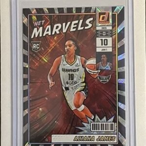 Aziaha James 2025 Donruss WNBA Net Marvels Insert Card #18