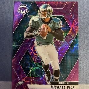 2025 Panini Mosaic #215 Michael Vick Scope Purple