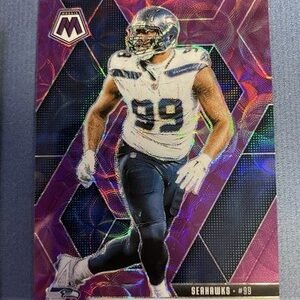 2025 Panini Mosaic - Purple Scope Prizm - Leonard Williams #61