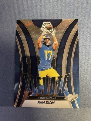 2025 Panini Mosaic - Elevate Puka Nacua #18 Silver Mosaic Prizm