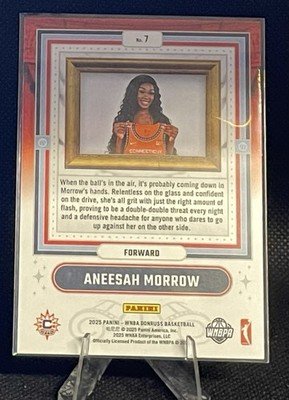 2025 Donruss WNBA Franchise Features Aneesah Morrow #7 SUN - Image 2