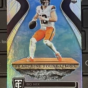 2024 Panini Totally Certified #15 Bo Nix Franchise Foundations RC