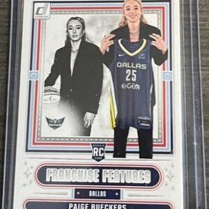2025 Donruss WNBA #16 Paige Bueckers, Dallas Wings RC Rookie Franchise Features