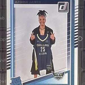 2025 Panini Donruss WNBA - Rated Rookie Aziaha James #95 (RC)