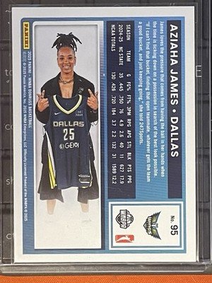 2025 Panini Donruss WNBA - Rated Rookie Aziaha James #95 (RC) - Image 2