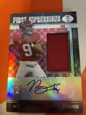 2023 Panini Chronicles Bryce Young RPA RC Auto First Impressions Draft Picks /49