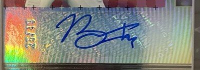 2023 Panini Chronicles Bryce Young RPA RC Auto First Impressions Draft Picks /49 - Image 4