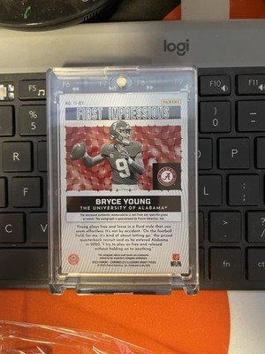 2023 Panini Chronicles Bryce Young RPA RC Auto First Impressions Draft Picks /49 - Image 5