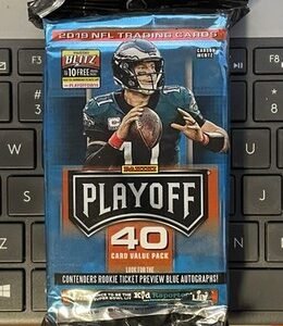 2019 PLAYOFF NFL FOOTBALL VALUE PACK Factory Sealed 40 Kyler Murray RC