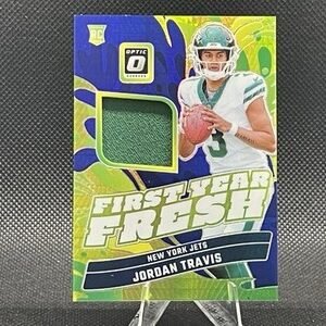 2024 Donruss Optic Jordan Travis #FYF-JTS First Year Fresh Patch Rookie RC