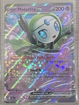 Pokemon TCG - Meloetta ex - 044/086 - SV: Black Bolt