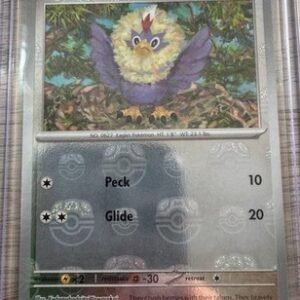 Pokemon Card Rufflet Braviary Master ball holo set 076/086 sv11W Black Bolt
