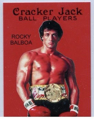 Rocky Balboa 2025 Cracker Jack 2 1/4" x 3" Ball Players Card #259