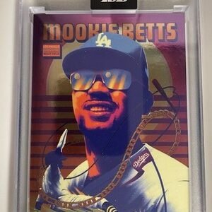 MOOKIE BETTS By Arno Kiss- Topps Project100 Card #70 Los Angeles Dodgers
