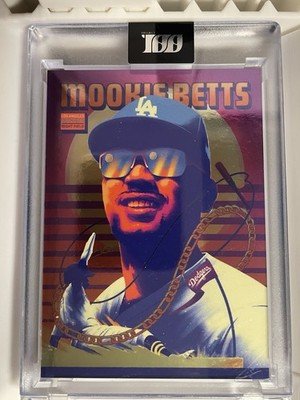 MOOKIE BETTS By Arno Kiss- Topps Project100 Card #70 Los Angeles Dodgers