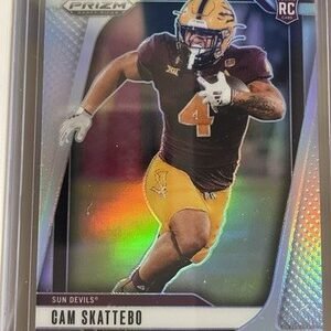 2025 PRIZM DRAFT PICKS CAM SKATTEBO SILVER PRIZM ROOKIE #9