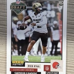 2025 PANINI INSTANT SHEDEUR SANDERS RC DRAFT NIGHT 1ST NFL CARD BROWNS ROOKIE SP