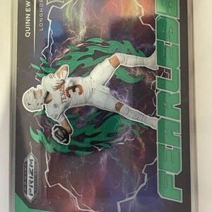 2025 Panini Prizm Draft Picks - Fearless Quinn Ewers  Green Prizm (RC) F-QES