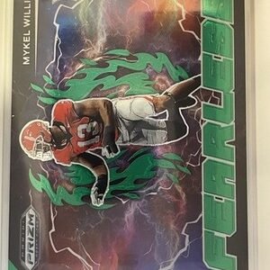 Mykel Williams Rookie 2025 Panini Prizm Draft Picks Fearless Green Prizm #F-MWS