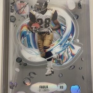 2024 Topps Signature Class Marshall Faulk * Fluidity * SSP Case Hit Acetate F-21