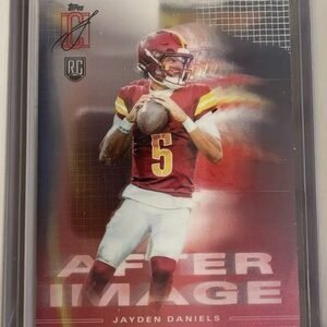 Jayden Daniels - 2024 TOPPS SIGNATURE CLASS AFTER IMAGE INSERT Rookie Card